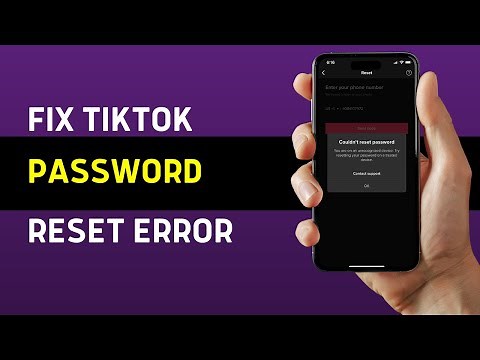How to Fix TikTok Couldn't Reset Password | TikTok Unrecognized Device (2025 GUIDE)