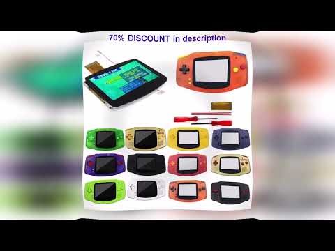 A must-have product! Newest GBA V5 Screen IPS Laminated Easy Install Drop-in Replacements HD Scree