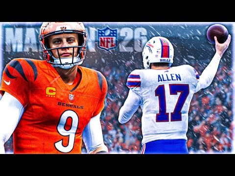 Bills vs. Bengals Simulation - Madden 26 Official Full Gameplay