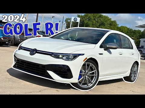 2024 Volkswagen Golf R Does Everything Right In Pure White!