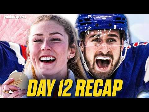 Mikaela Shiffrin Wins GOLD, USA Hockey CLUTCH OT WIN! (Day 12 Recap)