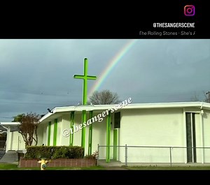 Who enjoyed the rainbow 🌈 in Sanger this afternoon? | The Sanger Scene