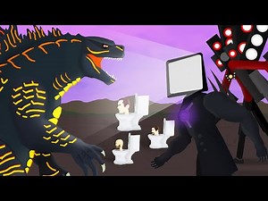 Godzilla vs Skibidi Toilet TITANS!