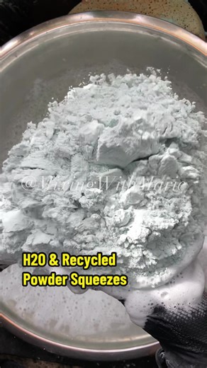 H2O and Recycled Powder Mixing Techniques