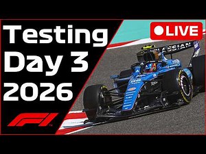 🔴F1 Bahrain Testing - Day 3 - Commentary + Live Timing