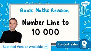 Number Line to 10 000 | KS2 Maths Concept Video