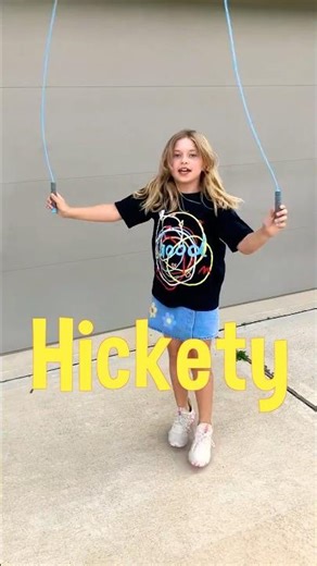Jump Rope Rhyme - Hickety Pickety Pop #rhymesforkids