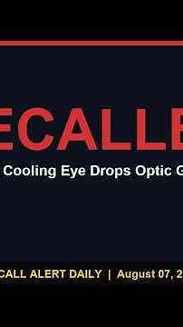 ⚠️ ROHTO EYE DROPS RECALLED—NOT STERILE! STOP USING NOW! #Shorts