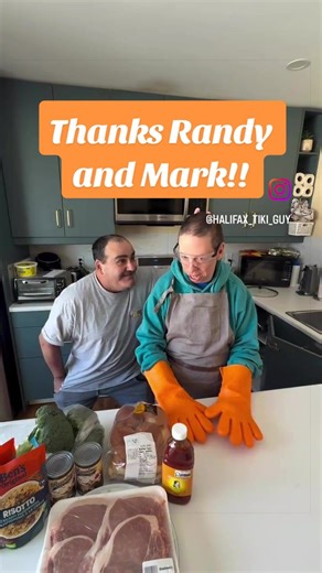 What a fun afternoon with these two local comedians....Randy and Mark have a friendship like no other. Thanks for joining me and letting me share this to the world, let's take this one viral! #yarmouthns #homechef #homecooking #funwithfriends #novascotiaproud