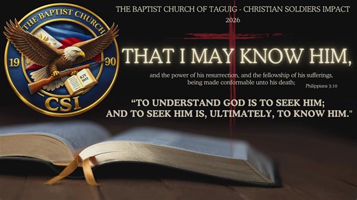HAPPY LORD'S DAY, Beloved Brethren!!! Let us all be glad to receive God's Wonderful Blessings on this Grand Day of the Lord! Be blessed as we celebrate another Great Hallelujah worship service this morning! Don't miss to be a part by sharing the link to your Friends, Relatives & Loved Ones! GREAT IS OUR GOD!!! | The Baptist Church - CSI