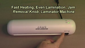 Watch Qfun A4 Laminator Machine with 20 Laminating Sheets, Hole Punch, Edge Trimmer, Paper Cutter REVIEW on Amazon Live
