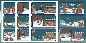 Ten Little Lights Story Sequencing Cards