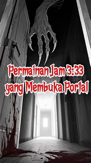 Permainan Jam 3:33 Yang Membuka Portal #illusimisteri