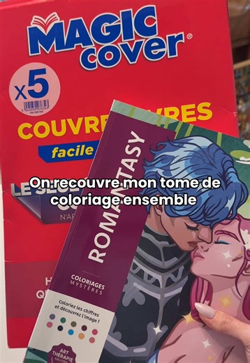 Je vous montre comment je protège mes tomes de coloriages mystères en les recouvrant avec des couvres livres 📚 ✨ Magic Cover - Oxford 📕 Tome Romantasy - Paulina Forys 🔗 Lien dans ma boutique Amazon @Hachette Heroes #coloriagemysteredisney #romantasy #arttherapie #fibracolor #magiccover