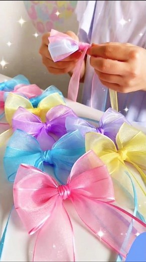 Girls Hair Bow 🎀 Trick You Must Try 😍 | Super Easy DIY Bow #shorts