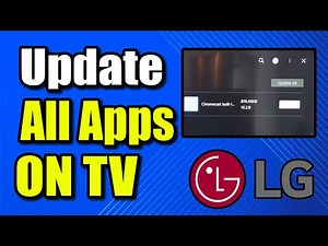 How to Update All Apps on your LG TV in Settings (Best Method)