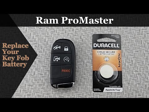 How to DIY Replace or Change a 2022-2025 Ram ProMaster Key Fob Remote Battery