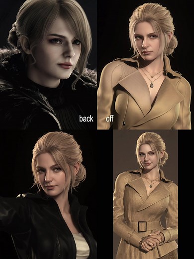 Ashley Graham y Leon Kennedy en Resident Evil Requiem