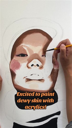 Achieving Realistic Skin Tones in Acrylic Painting