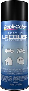 Dupli-Color 12oz Semi-Gloss Black Acrylic Lacquer Paint (DAL1608)
