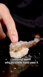 3.1M views · 8.3K reactions | Fresh shrimp sushi’s secret: why chefs hand-peel it 戀 #sushilovers #freshfood | Markjohn Flores | Facebook
