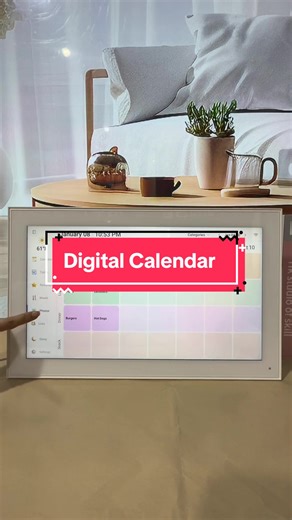 Your entire year,on one sleek screen. Time,reimagined. #digitalcalendar #calendar #tiktokmademebuylt #smartcalendar #wallcalendar
