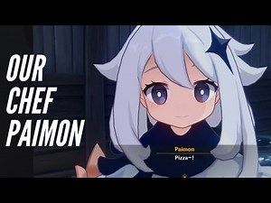 Paimon excited for PIZZA !