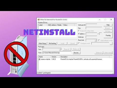 Recuperando sua RouterBoard Mikrotik com Netinstall