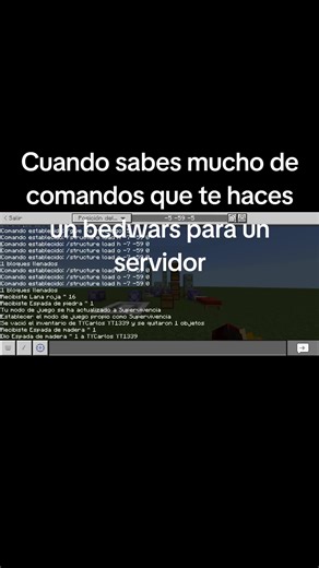 #minecraft #comandos #bedwars #que