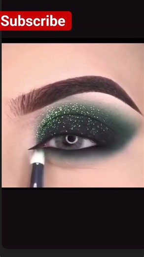 Green colour eyeshadow tutorial #ytviral #eyeshadowlooks