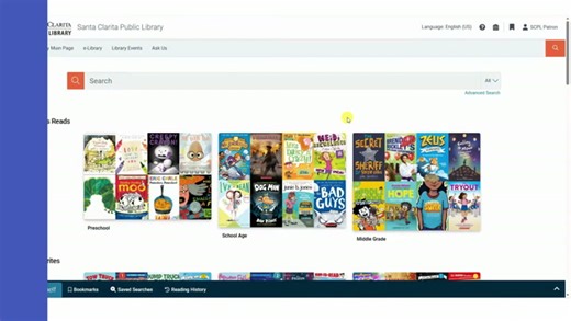 How to use the Santa Clarita Public Library’s Online Catalog