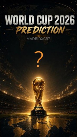 World Cup 2026 Prediction 🔥 Quarter Finals to FINAL | #worldcup2026 #shorts #shortvideo #football