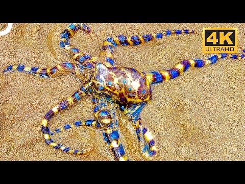 Blue Ringed Octopus: Venom That Can Kill A Human In Minutes! | 4K Animal Documentary