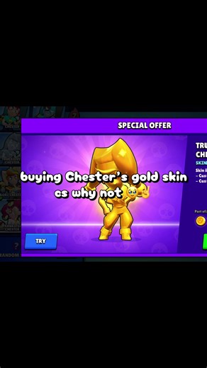 everything BUT getting better and pushing other brawlers 😭✌️ | chester