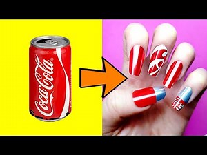 DIY: HOW TO MAKE FAKE NAILS WITH COCA COLA CAN - 5 Minute Crafts