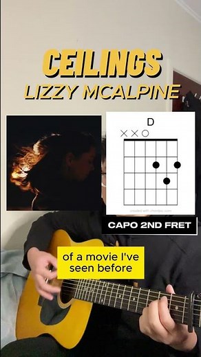 Ceilings - Lizzy McAlpine (Guitar Cover with Chord Diagrams)!