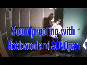 Soundproof walls (Roxul, SONOpan) - Building a Home Studio: Ep 5