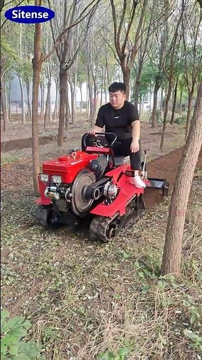 Tillage Effect of Our Tracked Tractor with Tiller #rotarytiller #tractor #cultivator #tiller #farmer