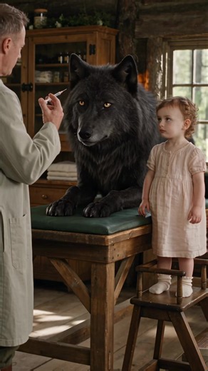 Wolf Dad Fears Needle: Dad Hides Behind Toddler — Bonus Story