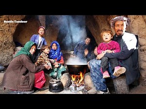 Cooking Kashkew: A Heartwarming Hazara Family Feast in Bamiyan’s Historic Caves