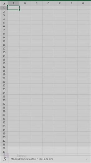 Membuat File name lembar kerja Excell di HP.