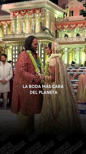 💍✨ La boda más cara del mundo se celebró en India, reuniendo a las estrellas más ricas. Luis Fonsi, ex de Damaris Lopez, animó la fiesta con "Despacito". ¡Qué lujo! 🎶💃 #BodaDelAño #LuisFonsi #Despacito #India | Once Noticias