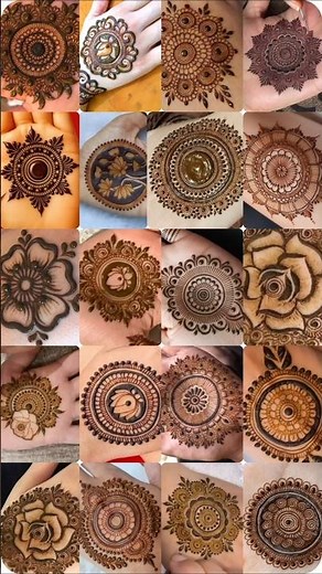top 30 simple gol tikki mehndi designs🥰✨🎀 | back hand mehndi design | front hand mehndi design