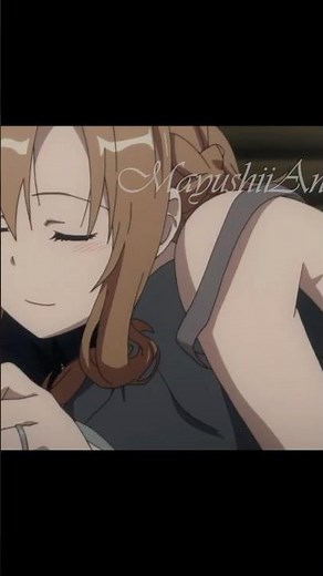 A Quiet Moment of Love: Asuna Confesses to Sleeping Kirito ❤️ | Sword Art Online Season 1