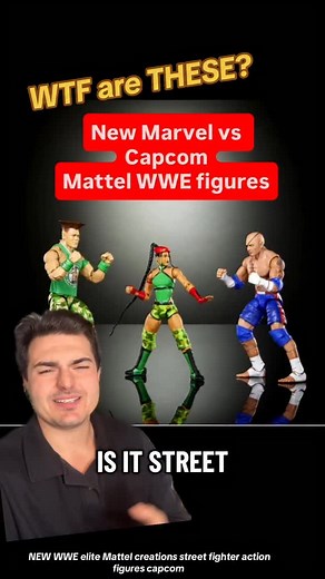 2.6K views · 12 reactions | NEW WWE elite Mattel creations street fighter action figures capcom | Rocco The great | Facebook