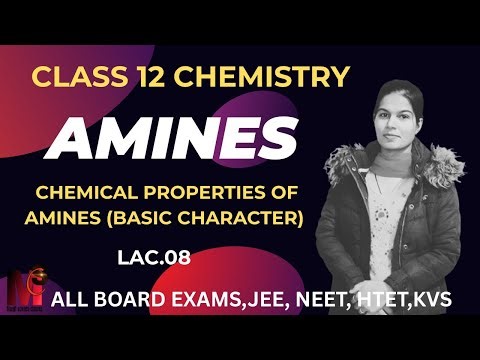 Basic Character of Amines | basic character of amines class 12 chemistry #viral #chemistry