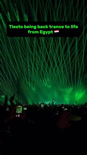 Techno Box on Instagram: "Tiesto brings trance back to life live from Egypt 🇪🇬✨ The Pyramids of Giza never felt so alive with music, lights, and epic energy. #Tiesto #Trance #PyramidsOfGiza #EgyptVibes #ElectronicMusic EDM2025 FestivalEnergy RaveCulture LiveSet TechnoVibes EpicMoments DanceMusic NightVibes MusicExperience UndergroundVibes"