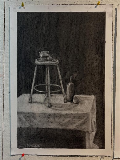 Sade! | Subtractive still life drawing from Drawing I class! ft. the consequences of me scratching my face while doing this assignment…. . . .... | Instagram