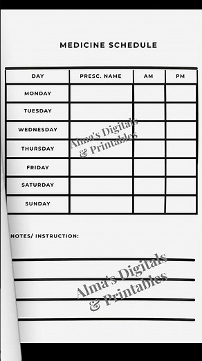 Printable & Digital Planner; Blood Pressure Log Book