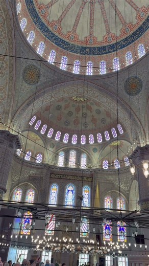 Inside the Blue Mosque - Istanbul